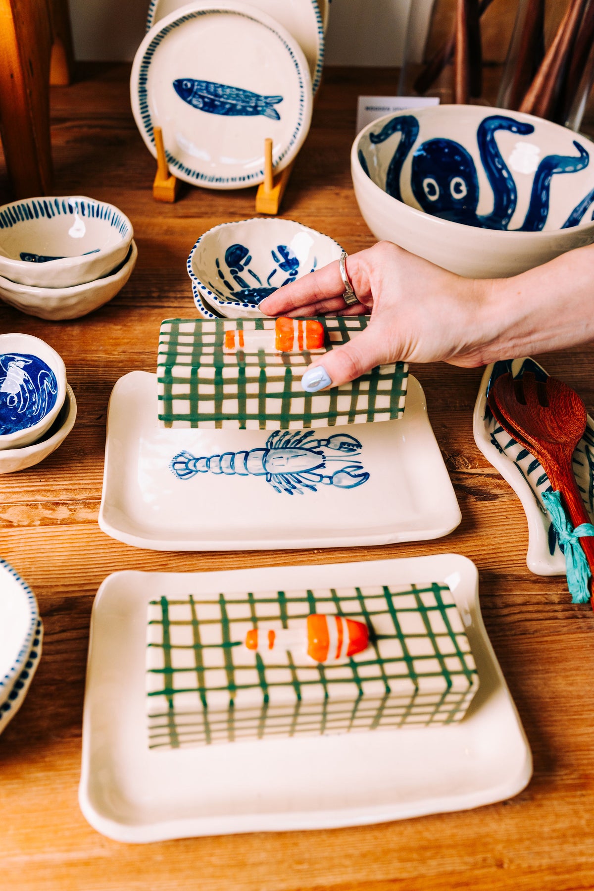 Lobster Trap Butter Dish – Fish-Eyed by Gabrielle Jolie
